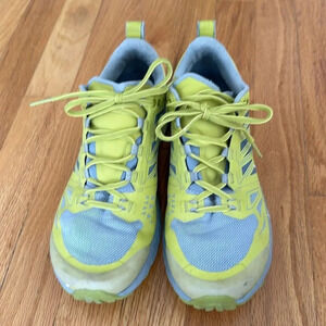 La Sportiva sz 8.5 yellow grey Jackal ergonomic mountain running shoe great cond